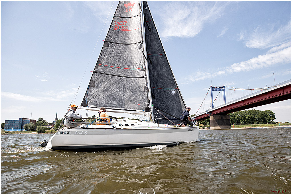 100 Jahre Rheinwoche 2022 - 3. Wettfahrt Duesseldorf  - Duisburg, 04.06.2022,